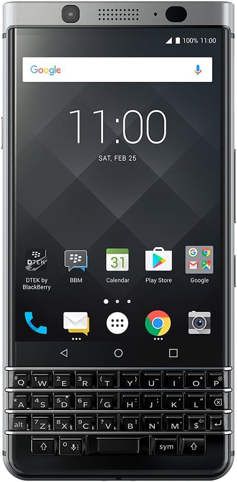 BlackBerry KEYone GSM Unlocked Android Smartphone (AT&T, T-Mobile) - 4G LTE 32GB