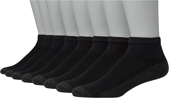 Hanes Men's Max Cushioned Ankle Socks (Multipacks)
