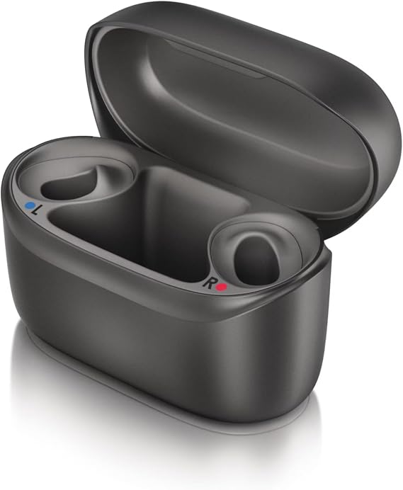 Unitron RIC S Charger Go for Moxi Smile Hearing Aids Portable Magnetic Charging Case with Secure Pull-in Docking On-the-Go Power for Unitron Moxi Smile Models