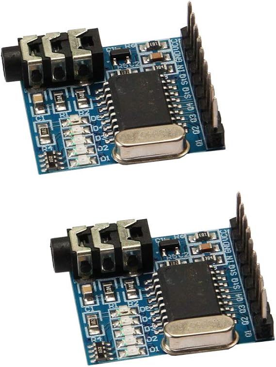 Comimark 2Pcs MT8870 DTMF Voice Decoder Module Telephone/Audio Decoder Speech decoding Module