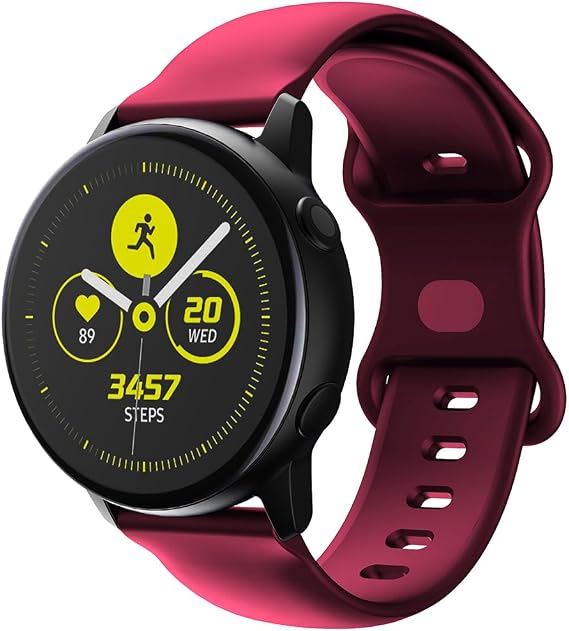 Silicone Strap for Amazfit GTR Mini/GTR 42 mm/GTS 4/4 Mini/3/2/2e/2Mini 20 mm Sports Wristbands Watch Strap Replacement Strap for Amazfit Bip 3/3 Pro/S/S Lite/U/U Pro/Active 3/Active 2