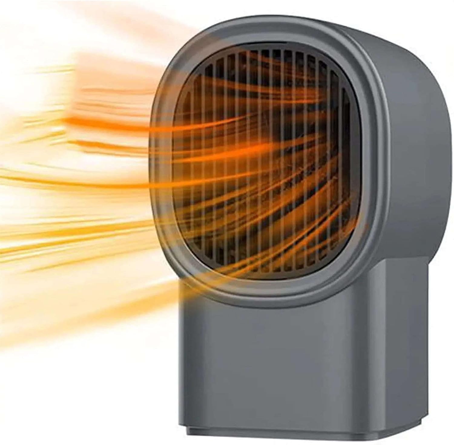 Portable Room Small Heater, Electric Space Heaters Space Heater, Indoor Heater, PTC Fast Heating Ceramic Electric Space Heater for Indoor Desktop-gray