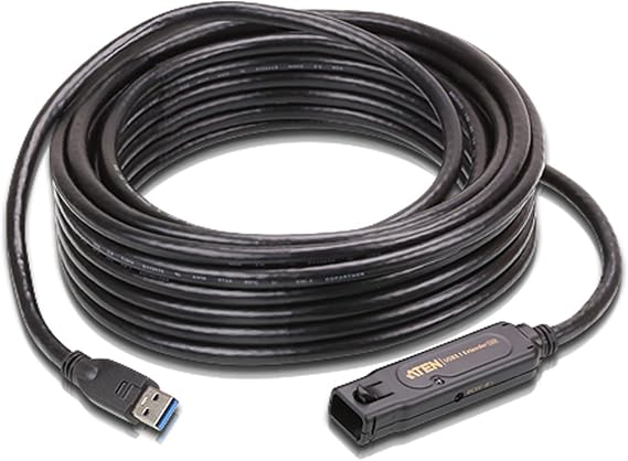 ATEN Ue3310 10M USB 3.1 Gen1 Extender Cable | #1 KVM Market Leader, black