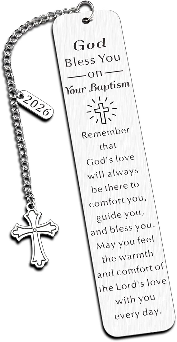 Baptism Bookmarks for Girls Boys Adults 2026 Baptism Gifts for Women Men