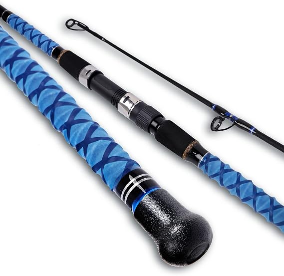Fiblink Surf Spinning Fishing Rod Carbon Travel Surf Rod 2 Piece/3 Piece/4 Piece Spinning Fishing Rod 9'/10'/11'/12'/15'