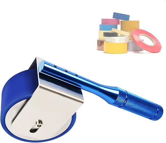 COYEUX 2KG Standard Adhesive Test Tool, Manual Roller Tape Adhesion Tester, Rubber Thickness 6mm, Width 45mm, for Tests of Adhesives