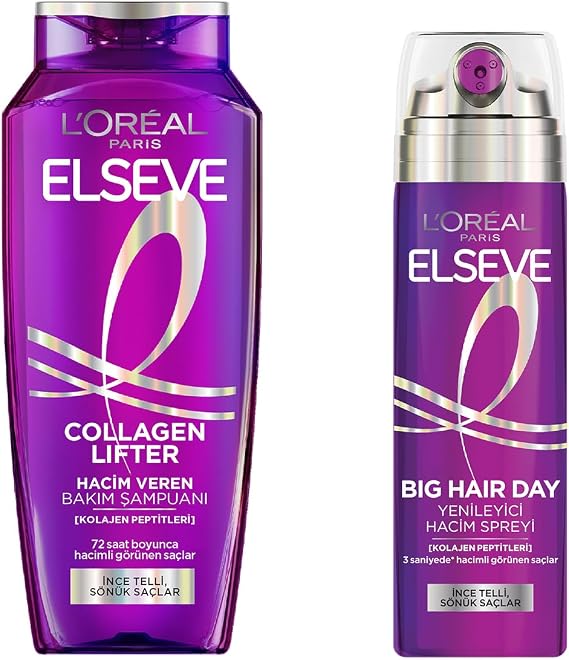 Elseve Collagen Lifter Şampuan + Saç Spreyi Set