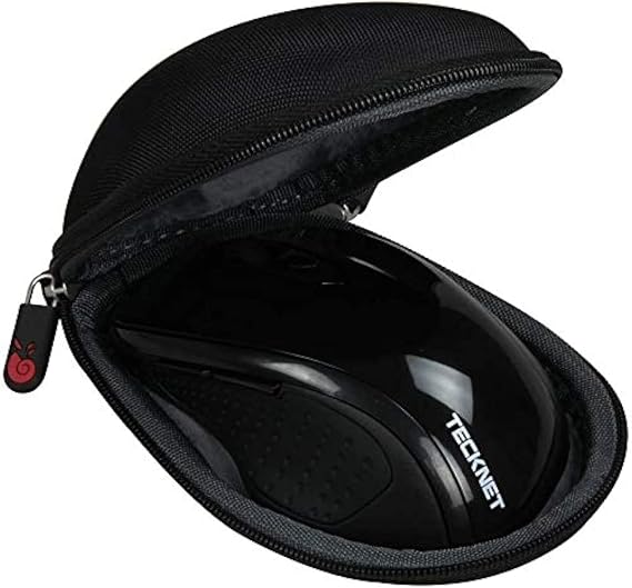 Hermitshell Hard Travel Case for TECKNET Wireless Mouse 2.4G Ergonomic Optical Mouse (Black)