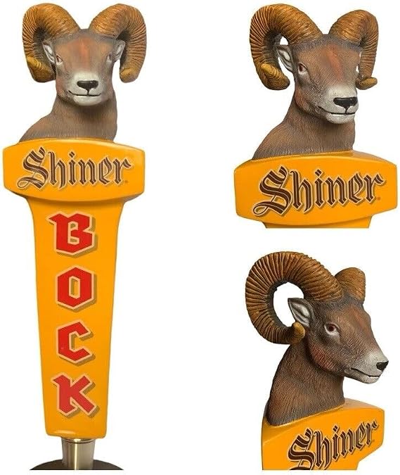 Shiner Bock Ram Tap Handle - Full Size