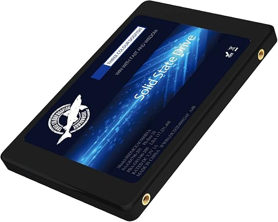 Dogfish 64GB 2.5" Internal SSD, 3D NAND Solid State Drive, SATA III 6Gb/s 2.5 inch 7mm (0.28), Read up to 400MB/s - (2.5 64GB)
