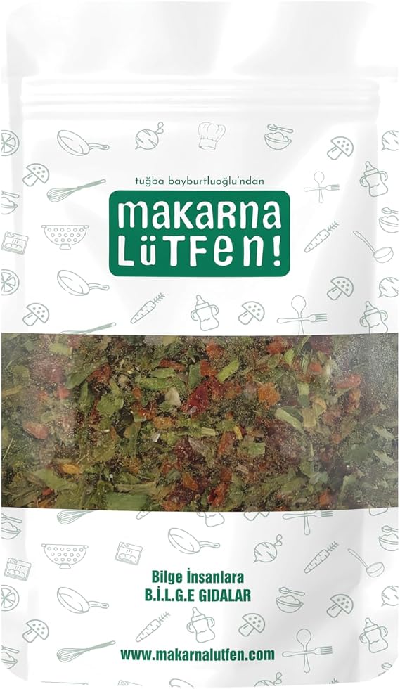 makarna lütfen! Sebze Çeşnisi Kurusu (Bulyon Alternatifi-Katkısız-90 g)