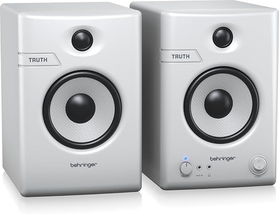 Behringer Truth 4.5-inch Powered Studio Monitors with Bluetooth - White