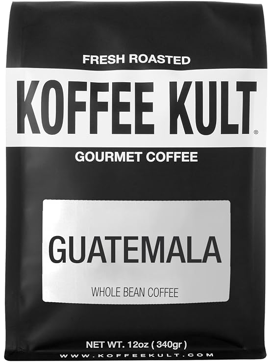Guatemala Huehuetenango: Premium Medium Roast Whole Bean Coffee - Gourmet, Single Origin Arabica Coffee Beans (Whole Bean, 12oz)