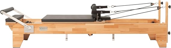 Pilates Reformer Machine Adjustable Resistance for Home & Studio Use