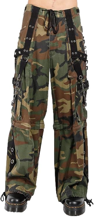 Tripp NYC Tripp Jungleland Pants [Camo/Black] (XS), Black, Camouflage