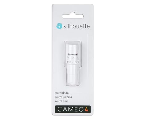 Silhouette Cameo 4 Auto Blade | Silhouette Studio control blades automatically adjust from 0.1mm to 1mm for paper, cardboard, vinyl, HTV, and sticker sheets
