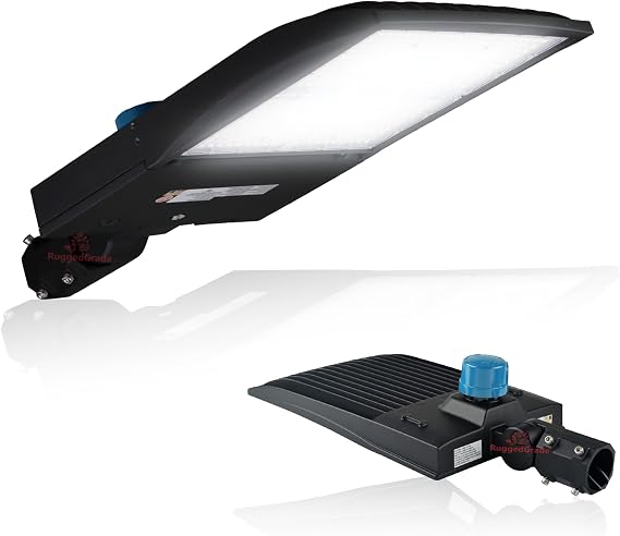 RuggedGrade 300W NextGen III LED Parking Lot Light with Photocell