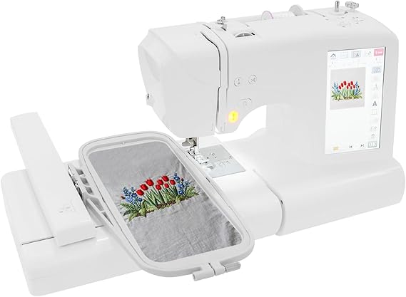 Embroidery Machine for beginners w/96 Embroidery Patterns & 162 Sewing Stitche, Automated Stitch Control, 7'' LCD Screen, embroidered sewing machine for tailoring stores, homes