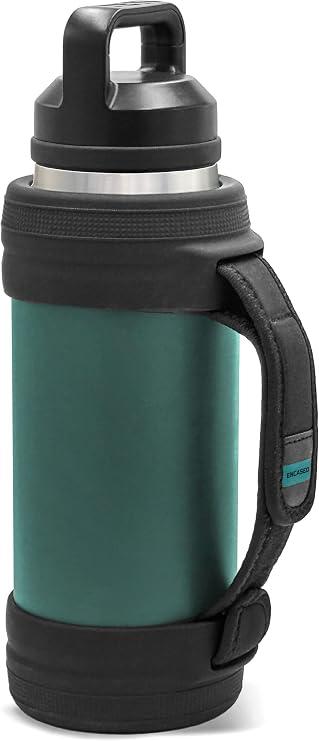 ENCASED Custom Hand Strap Boot Designed for 36oz YETI Rambler - Protective Water Bottle Holder with Adjustable Neoprene Carrying Handle (Only fits YETI Rambler 36oz Models)