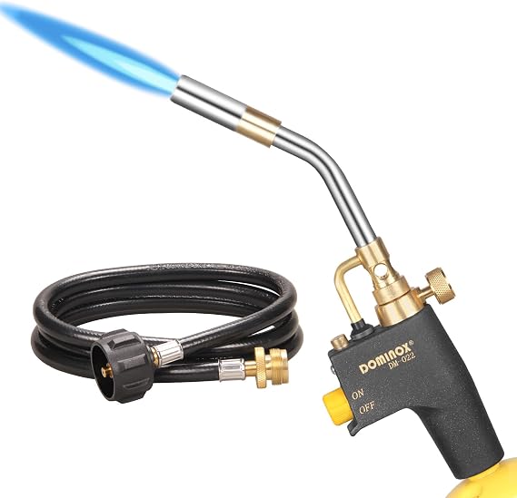 High Intensity Propane Torch Head with 5FT Hose, Torch Head Kit