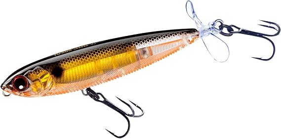 Yo-Zuri 3DB Prop Floating Lure, Prism Shad, 3 1/2-Inch