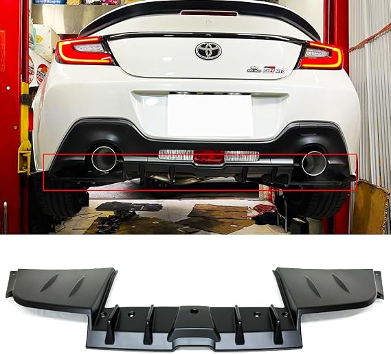 FITS 2022-2024 Toyota GR86 Subaru BRZ AERO Vortex Style Performance Rear Bumper Diffuser KIT