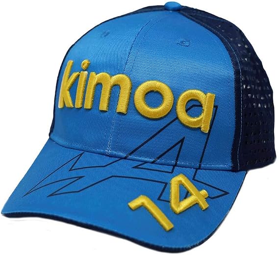 Kimoa Unisex_Adult Cap FA Alpine Cap Spanish Gp 21 Formula 1, Blue, L