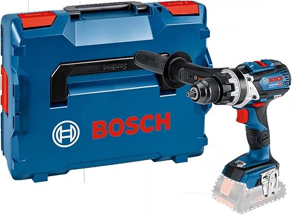Bosch Professional GSB 18V-110 C Cordless Impact Drilling Screwing Machine (18 Volt, SOLO, Soft/Hard Torque: 47/85 Nm; L-Boxx Bag)
