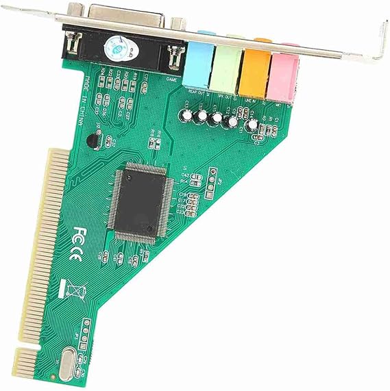 Computer Internal Sound Cards, PCI Sound Card Channel 4.1 Audio Karte Stereo Surround CMI8738 for Computer Desktop Internal