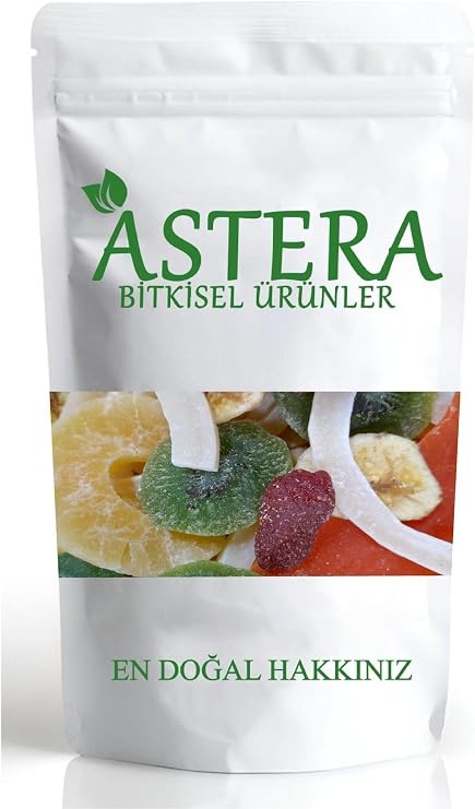 ASTERA 500 Gr Karışık Meyve Kurusu ( Mango - Kivi - Çilek - Hindistan Cevizi - Muz - Ananas )