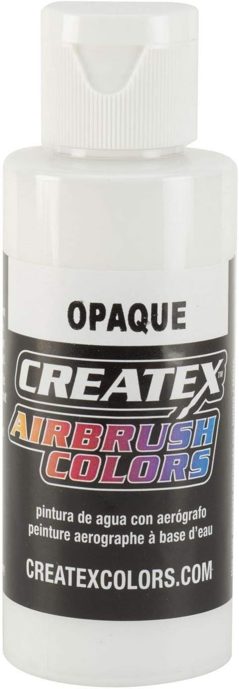 Createx Airbrush Paint, Opaque White, 4 oz (5212-4)