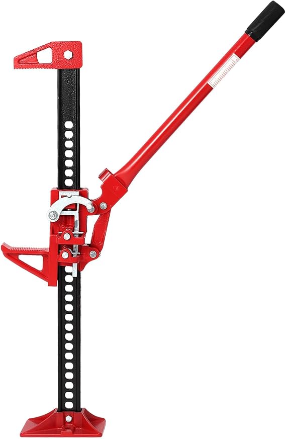 33" Farm Jack Heavy-Duty High Lift Jack, 7000 Lbs Capacity Ratcheting Utility Jack for Off-Road, Tractor, Truck, and SUV Use, Lift Height 5.12-25.39 Inches