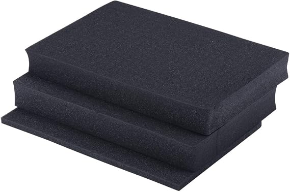 Lykus Foam Insert for Hard Case, Mummy Shape, Adult, Comfort Temperature Rating, All Seasons, Dry Box Insert Sleeping Bag, Adults, Outdoor Enthusiasts, Divers, Unisex, Black