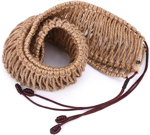 Steel Tongue Drum Wrapped Braided Rope Handmade Handpan Decoration Woven Rattan Rope Percussion Instruments Accessories for 12 inch Ethereal Drum