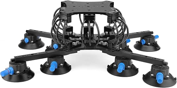 PROAIM Supergrip Suction Car Mount  with Vibration Isolator for Camera Gimbals. Payload up to 20kg / 44lb. (VI-SPGP-01)