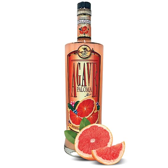Premium Agave Paloma Cocktail Mix (750 ml Glass Bottle)