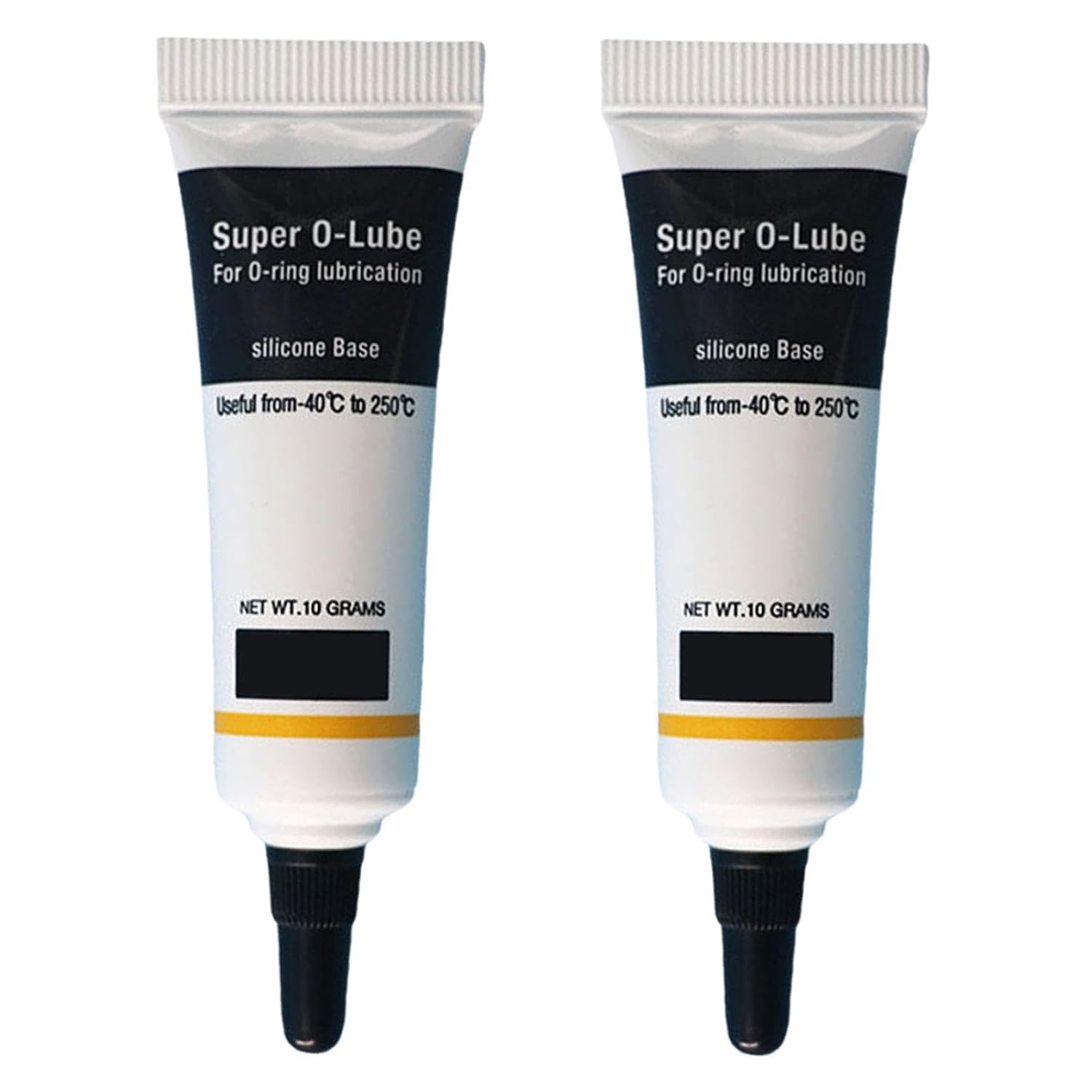 2PCS LubricantGrease Waterproof Food Grade Silicone Plumbers' Fitting Grease for Rings, 10g