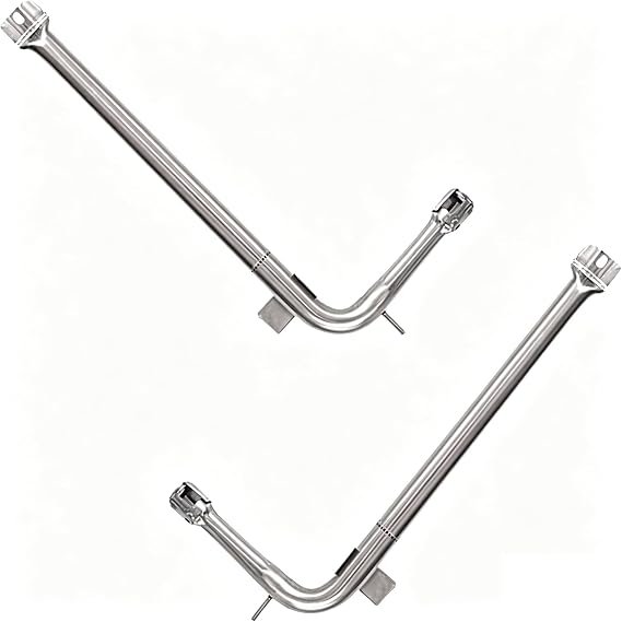 Burner Tube for Viking Appliance Oven Burner EVGIC305 VGIC365 VGRC605 VGSS480 Viking Range Parts, PB050012, 2-Pack Pb050009 Stainless Steel Gas Replacement Parts