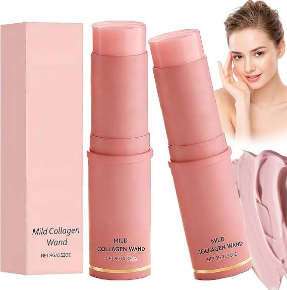 2PCS Collagen Wand Stick for Face Eyes Lips Neck