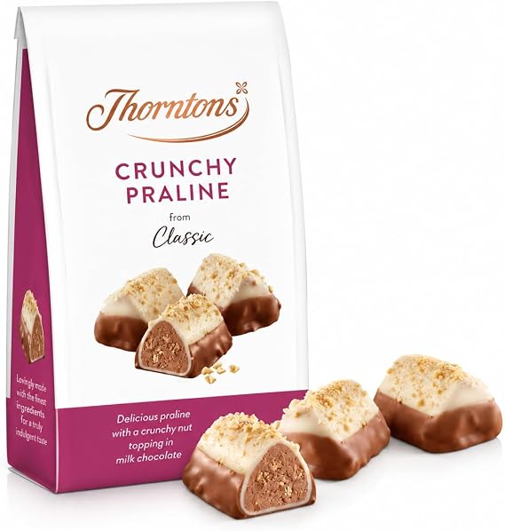 Thornton - Classic Crunchy Praline Bag 93g - Christmas, Easter, Valentines, Mothers Day, Gift