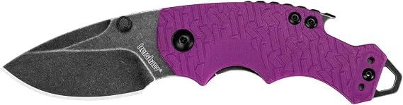 Shuffle, Purple GRN Handle, Blackwash Plain w/Clip