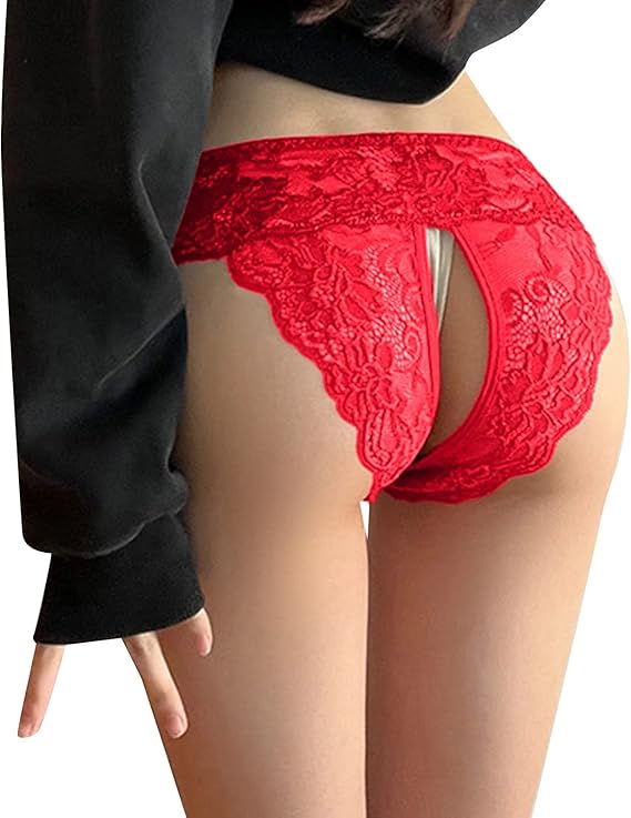 Panties, Women's, Deep Lace, Sexy Panties, Lace Panties, Super Cute, Women's Panties, Panties, Soft, Breathable, Sheer, Crotchless Panties, Sexy, Large, Underwear, Shorts