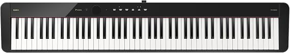 Casio Privia PX-S5000 88-Key Hybrid Digital Piano | 23 Tones | Black | Touch sensor controls, Bluetooth, USB and 16W speakers for flexible home practice, performance and music making