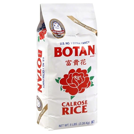 Botan Rice 5 lb 5.0 LB (Pack of 6)