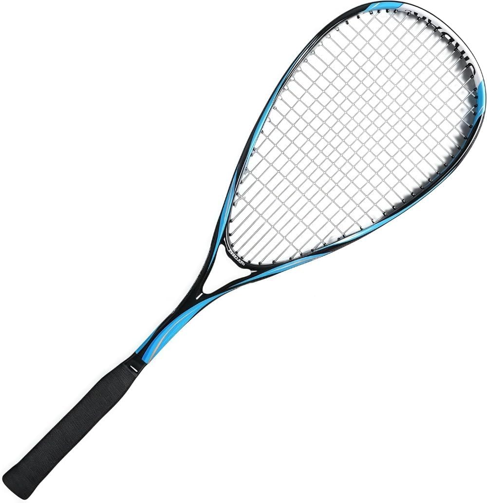 Carbon Ultralight One Piece Squash Racket Beginner Racket Set