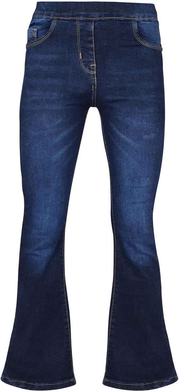 A2Z 4 Kids Girls Denim Jeans Comfortable Stretchy Jeggings Flared Bell Bottom Pants Lightweight Trousers Summer Jeans 5-14
