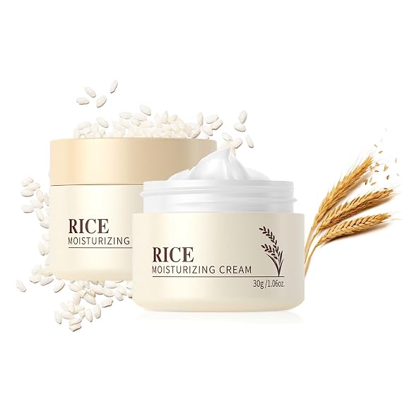 Rice Moisturizing Cream,Ceramide Face Cream with Rice Ceramide Extract | Lifts & Firms Skin,Nourishes Soothing Deeply,Repairs the Skins Barrier,Anti Aging Face Cream for All Skin Types1.06OZ