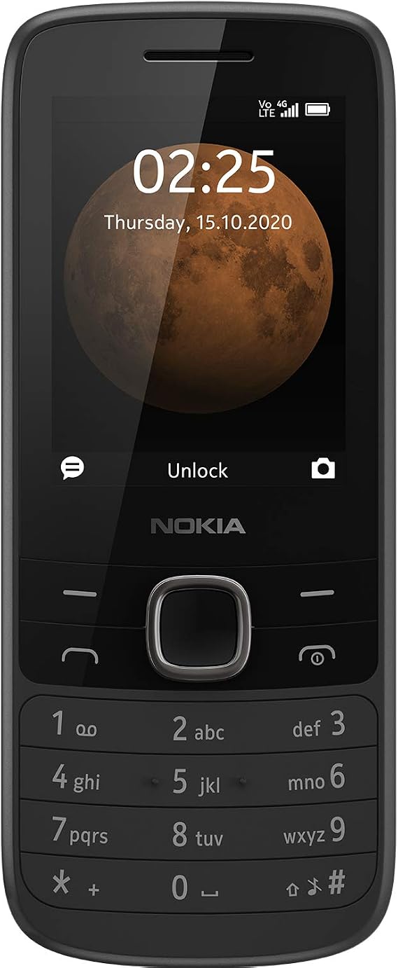 Nokia 225 | GSM Unlocked Mobile Phone | 4G | Black