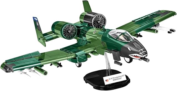 COBI Armed Forces A-10 Thunderbolt II Warthog Aircraft Building Set, 667 Pieces