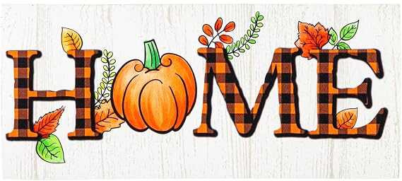 Evergreen Sassafras Pumpkin Home Interchangeable Entrance Doormat | Indoor and Outdoor | 22-inches x 10-inches | Non-Slip Backing | All-Season | Low Profile | Home Decor